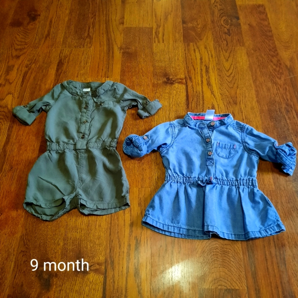 9 month girls lot (12 piece)
